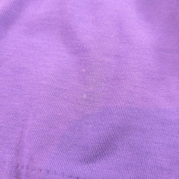 Sears Vintage 90s Green Blue Purple Striped Collared Long Sleeve Button M Medium - Picture 10 of 15